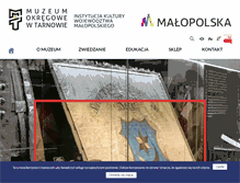 Tablet Screenshot of muzeum.tarnow.pl