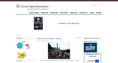 Desktop Screenshot of iv-lo.tarnow.pl