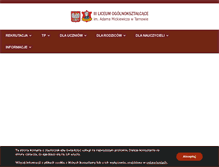 Tablet Screenshot of iii-lo.tarnow.pl