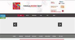 Desktop Screenshot of fundacjazmienmyswiat.tarnow.pl