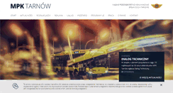Desktop Screenshot of mpk.tarnow.pl