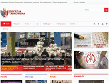 Tablet Screenshot of diecezja.tarnow.pl