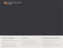 Tablet Screenshot of muzeum.diecezja.tarnow.pl