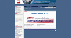 Desktop Screenshot of bip.tw.tarnow.pl