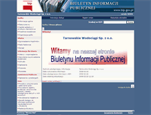 Tablet Screenshot of bip.tw.tarnow.pl