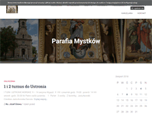 Tablet Screenshot of mystkow.diecezja.tarnow.pl