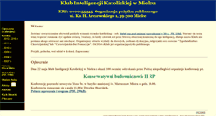 Desktop Screenshot of kik-mielec.diecezja.tarnow.pl