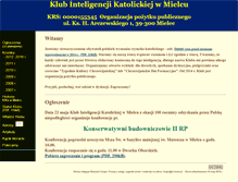 Tablet Screenshot of kik-mielec.diecezja.tarnow.pl