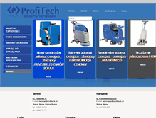 Tablet Screenshot of profitech.tarnow.pl