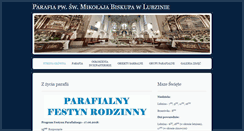 Desktop Screenshot of lubzina.diecezja.tarnow.pl