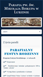 Mobile Screenshot of lubzina.diecezja.tarnow.pl