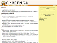 Tablet Screenshot of currenda.diecezja.tarnow.pl